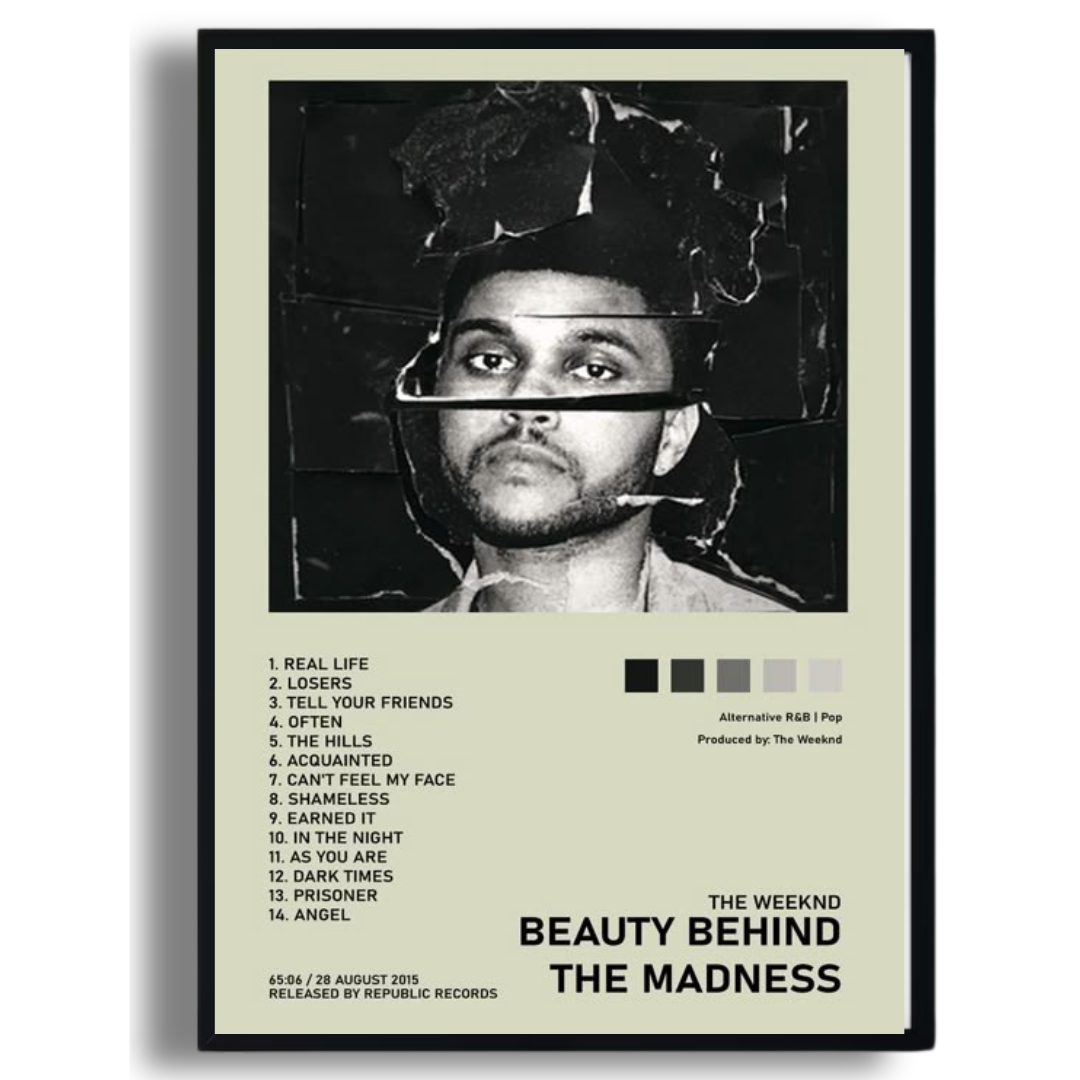 Beauty Behind the Madness Album Poster