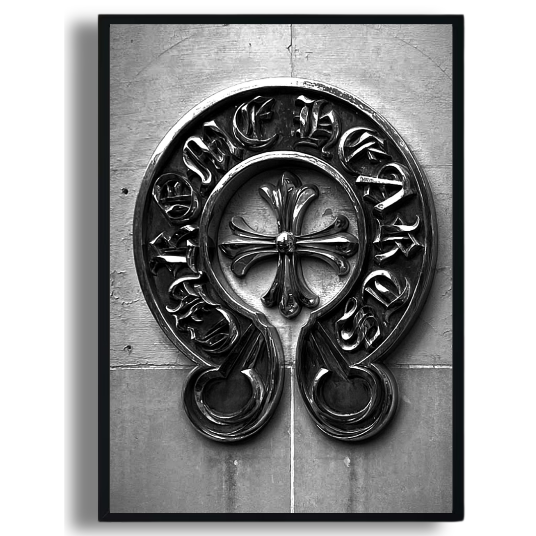Chrome Emblem Poster