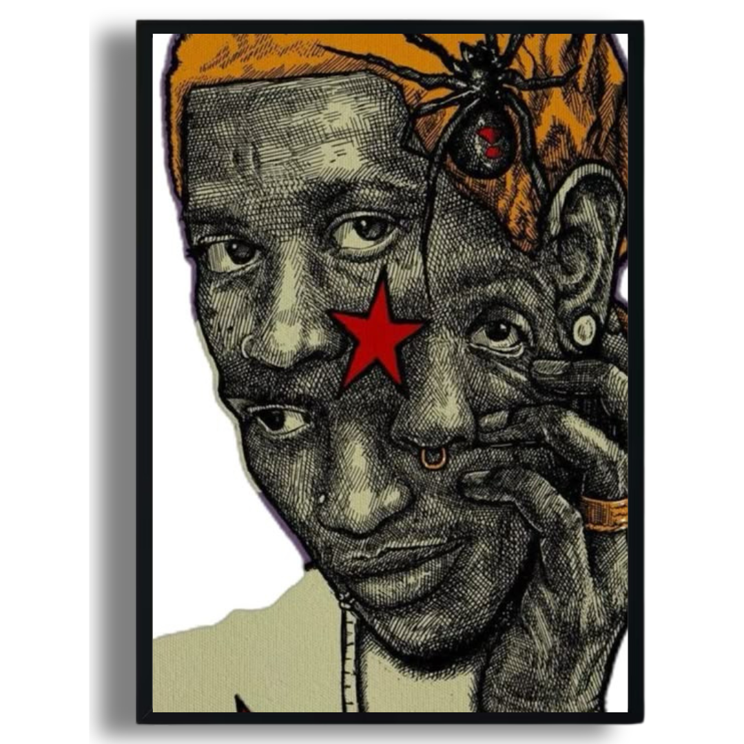 Red Star Vision Poster
