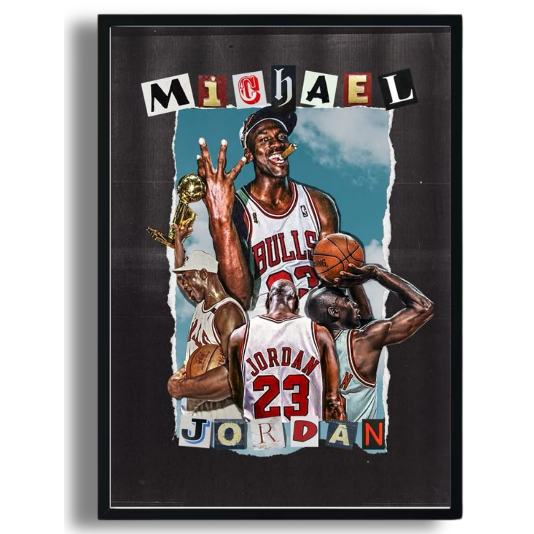 Michael Jordan Collage Poster