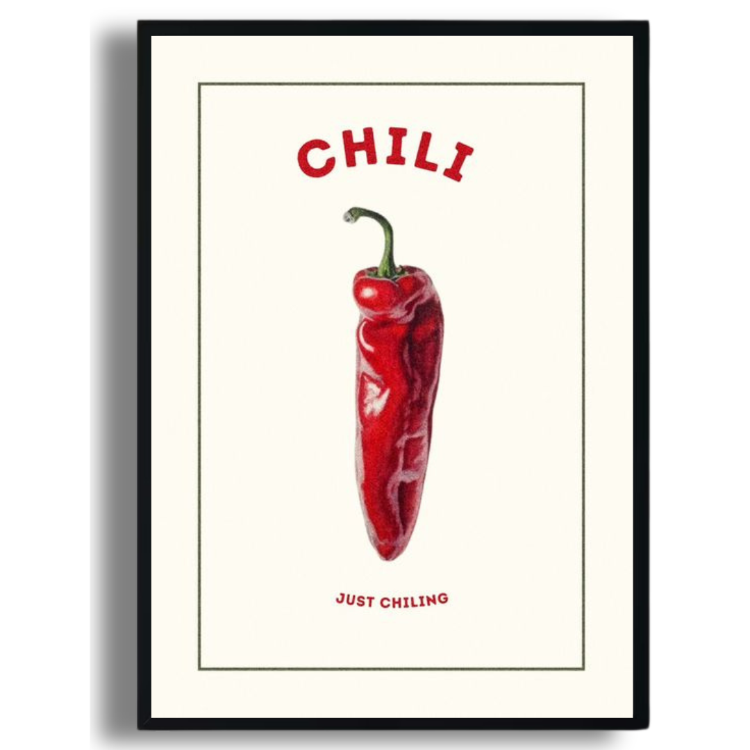 Chili “Just Chiling” Poster