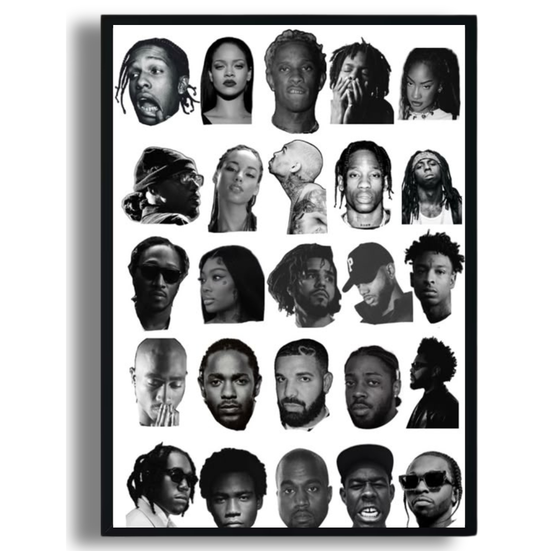Modern Icons Poster