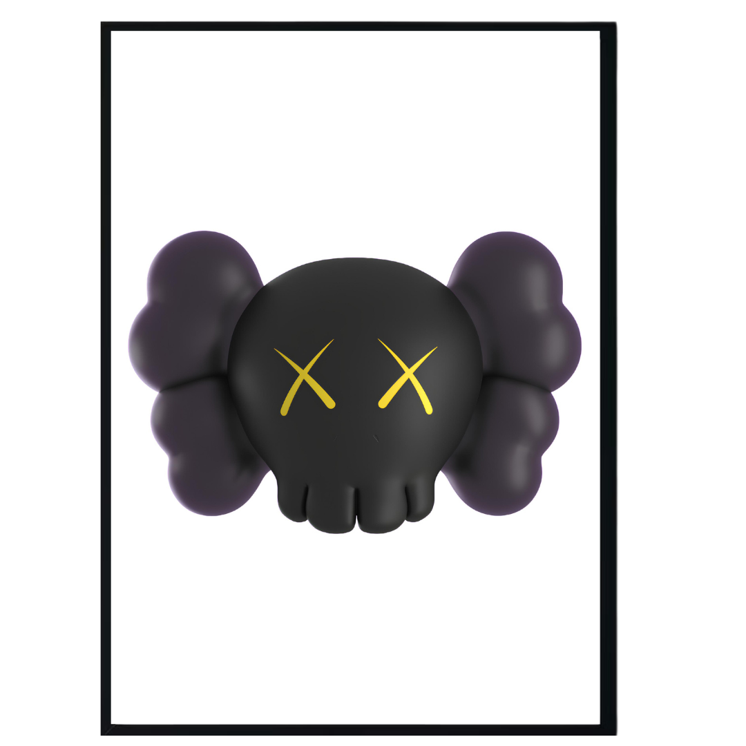 KAWS Skull Poster