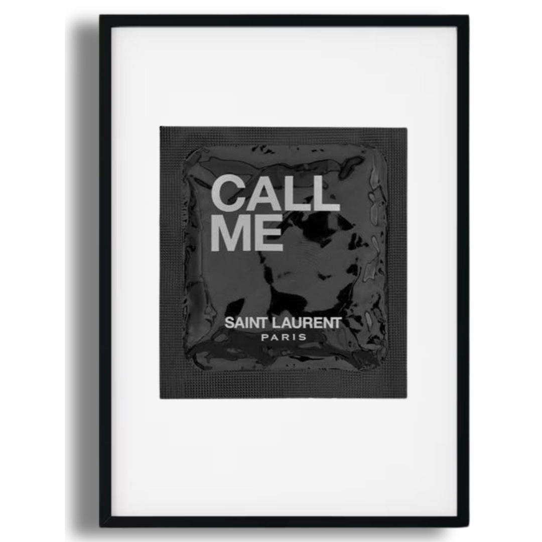 Call Me – Saint Laurent Poster