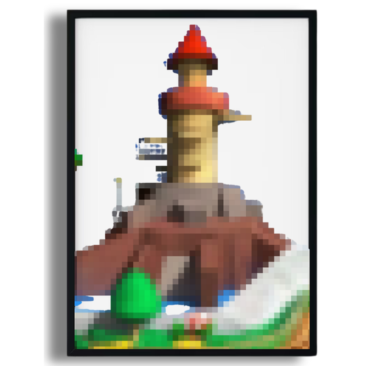 Sunrise Castle Poster
