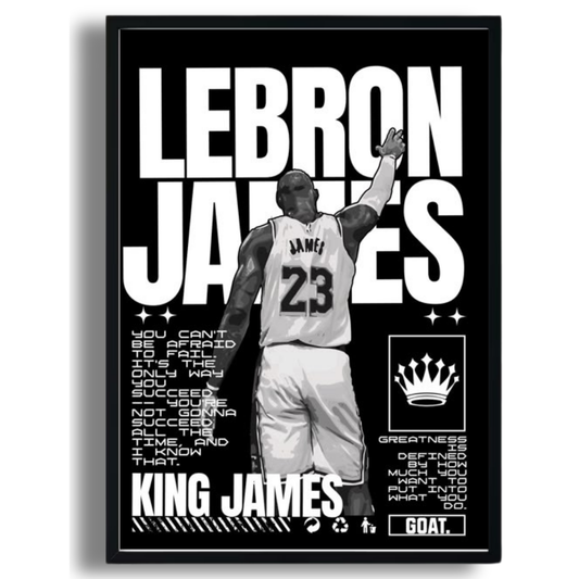 LeBron Greatness Poster