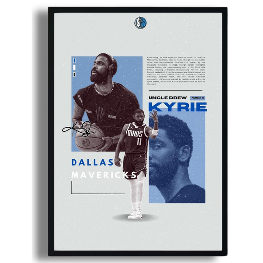 Kyrie Mavericks Poster