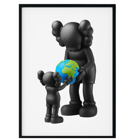 KAWS Earth Poster