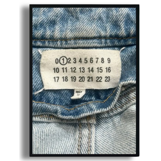 Maison Margiela Denim Tag Poster