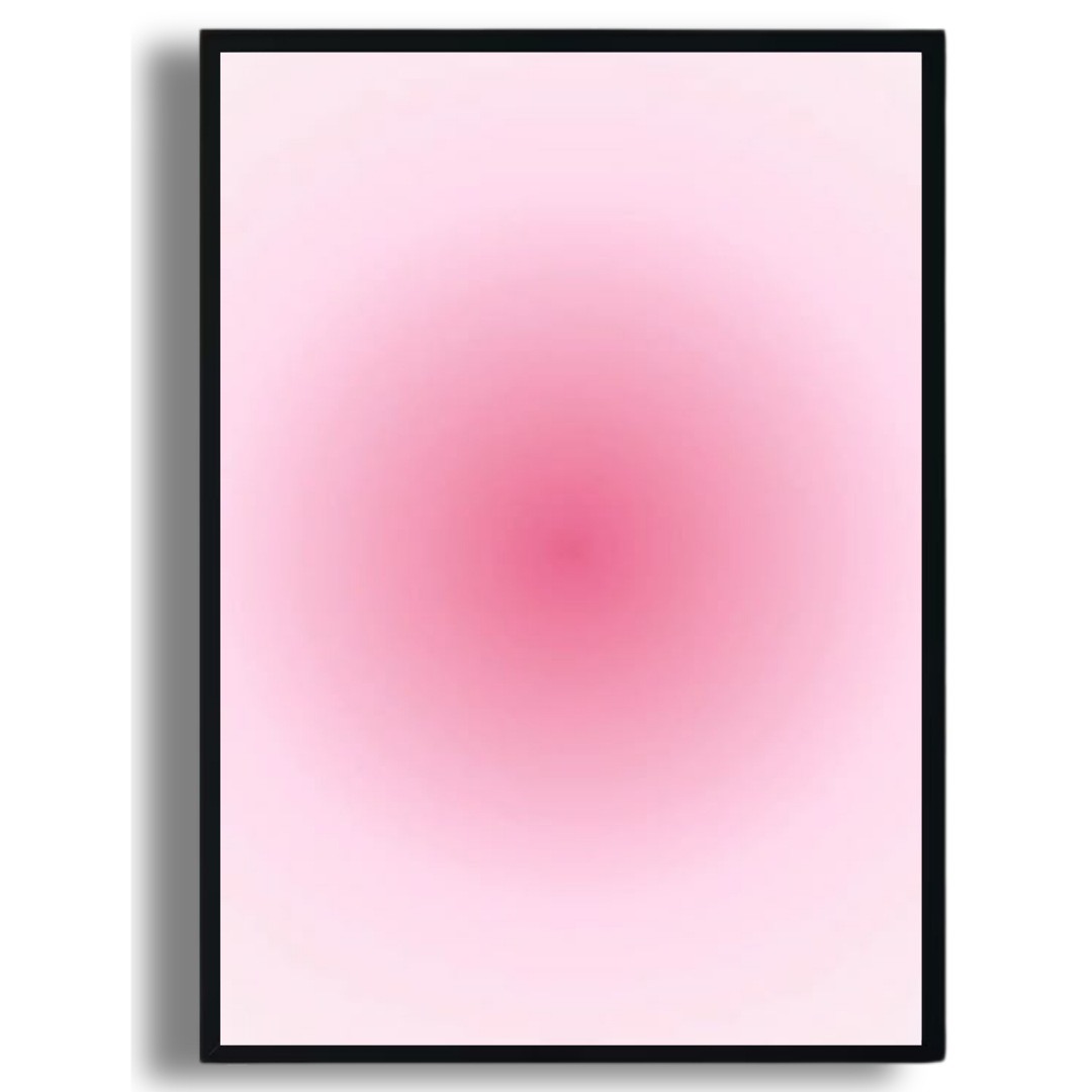 Classic Pink Logo Poster