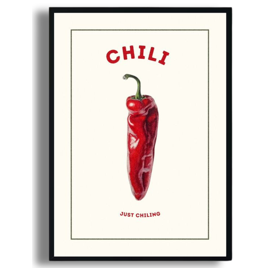 Chili “Just Chiling” Poster