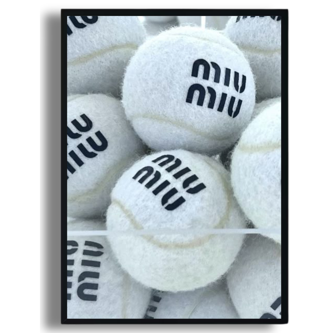 Miu Miu Tennis Poster