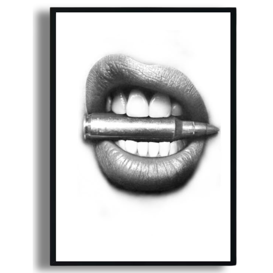 Bulletproof Lips Poster