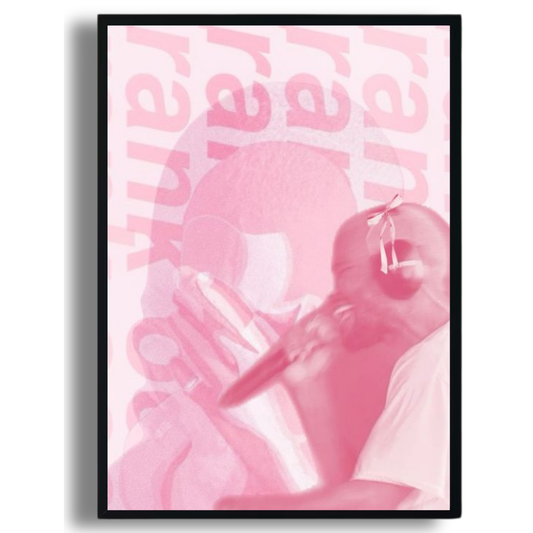 “Frank Ocean Live” Pink Aesthetic Poster