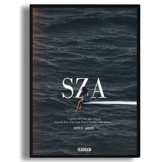 “SZA Open Arms” Ocean Poster