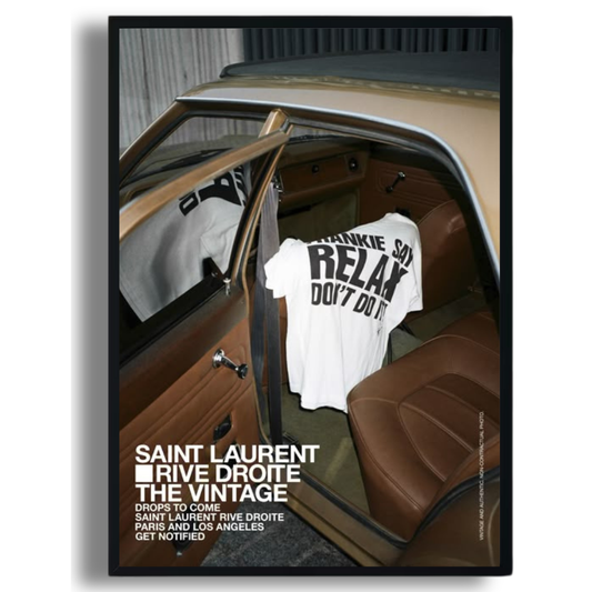 Saint Laurent Vintage Drive Poster