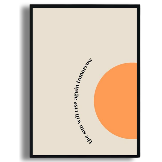 The Sun Will Rise Again Poster