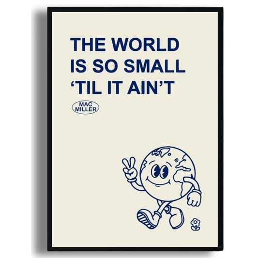 Mac Miller World Poster