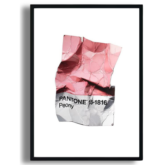 Pantone Peony Poster