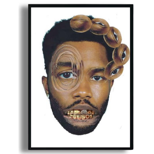 “Frank Ocean Surreal” Artistic Collage Print