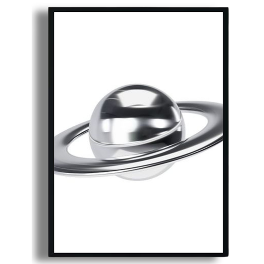 Saturn Chrome Poster