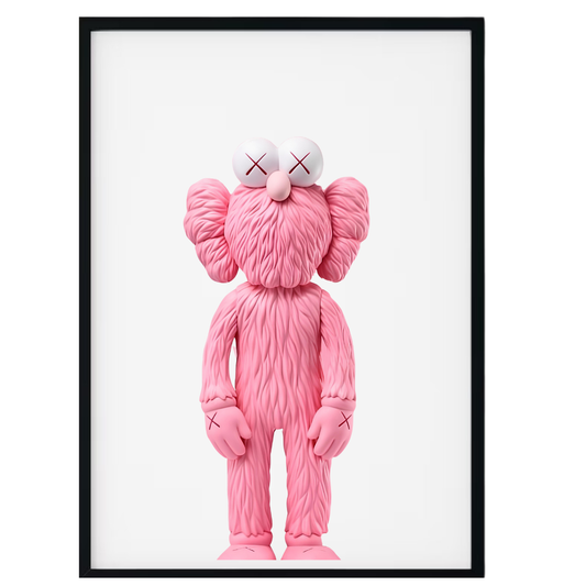 KAWS Pink BFF Poster (Full View)