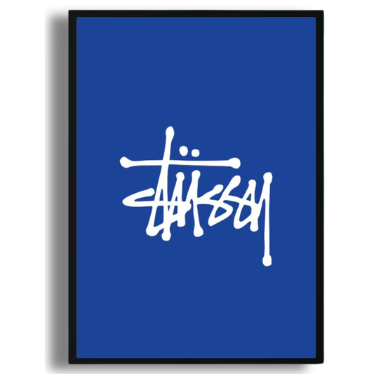 Stüssy Script Poster