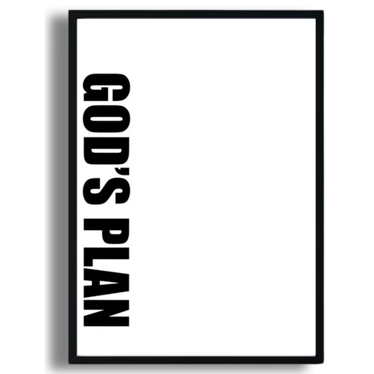 God’s Plan Poster